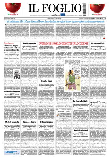 Prima-pagina-il foglio-messina-edizione-di-oggi-20-06-2025